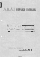 Akai AM-A70-Service-Manual
